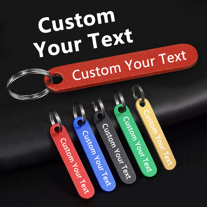 Men Accessories Ring - 1PC Personalized Stainless Steel Keychain Custom