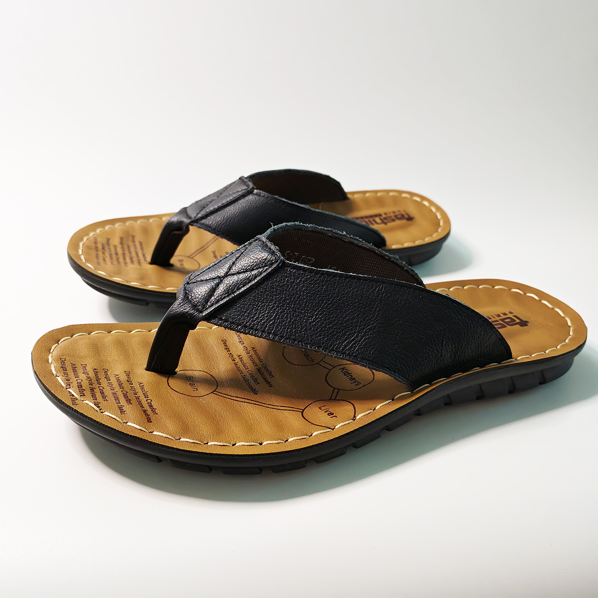 Men'S Accessories Leather - Summer Shoes Men Slippers Genuine Leather