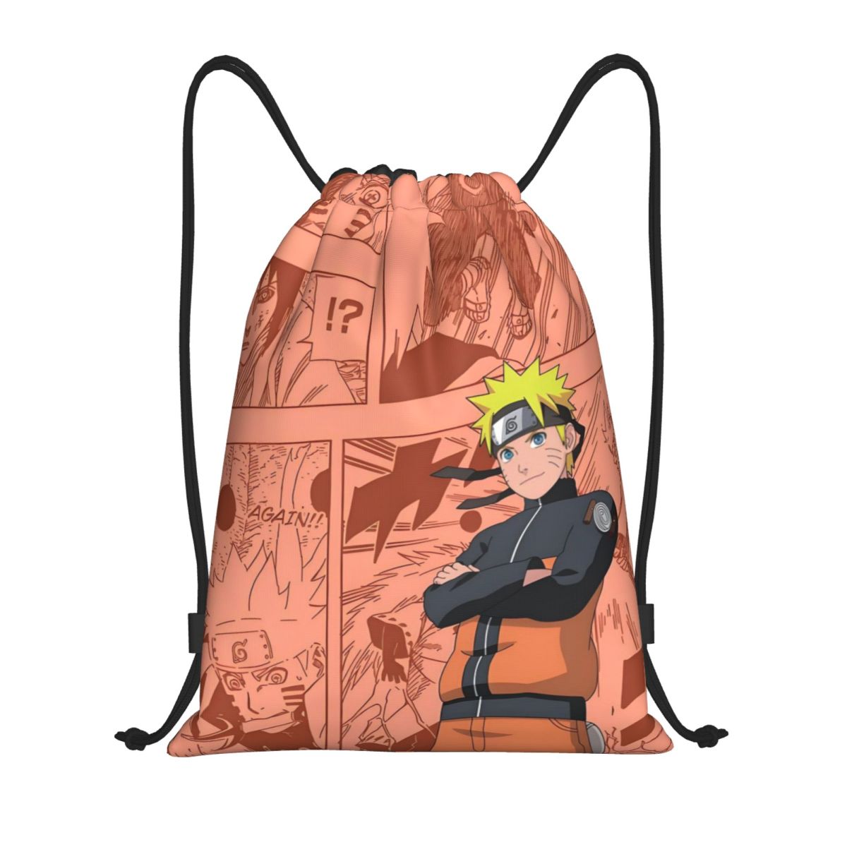 Men Accessories Shop - U-Uzumakies N-Narutoes Manga Drawstring Backpack Women