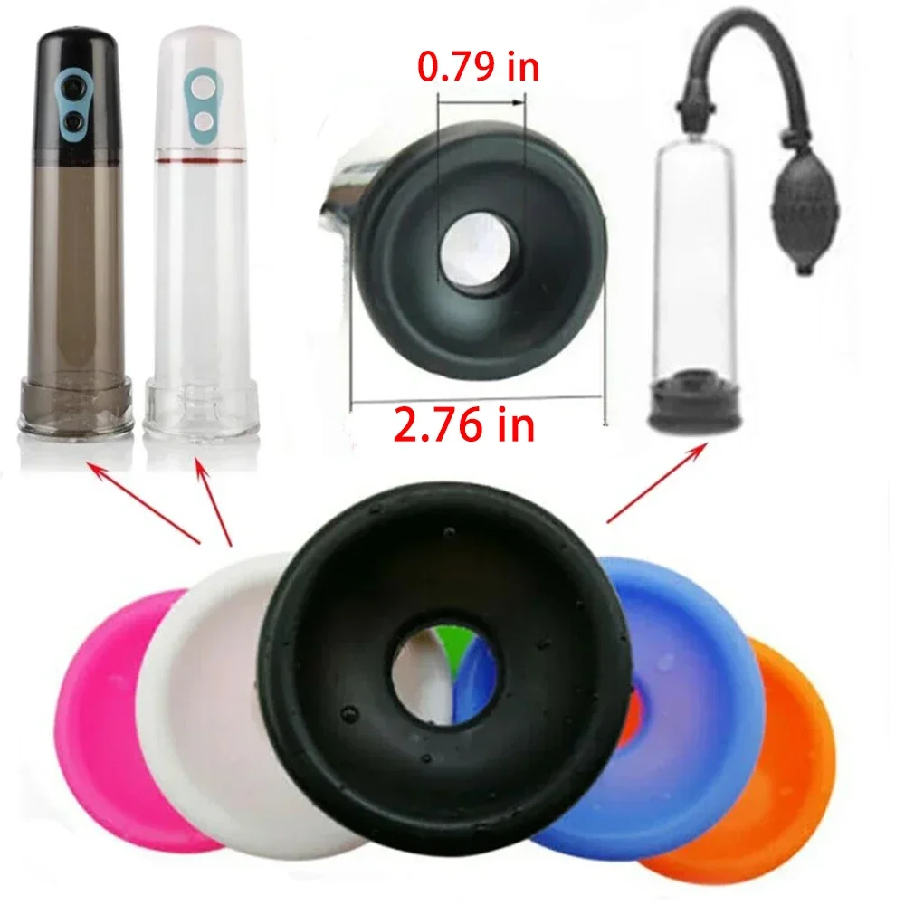 Men Accessories Ring - Universal Silicone Sleeve Cover Penis Pump