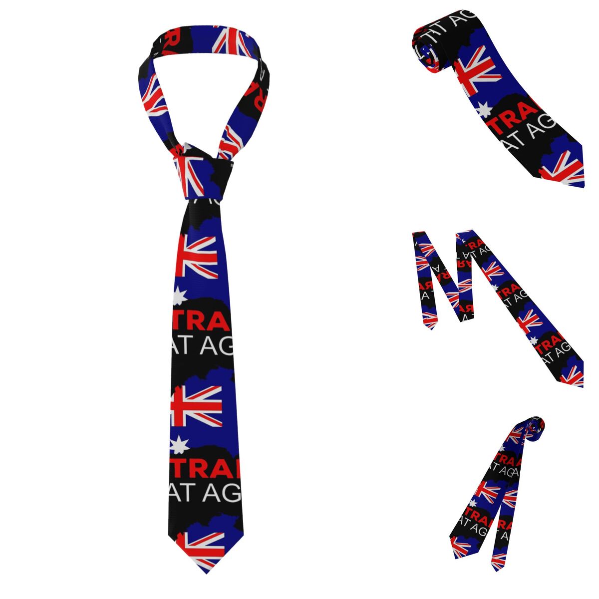 Men'S Accessories Australia - Make Australia Great Again Necktie for