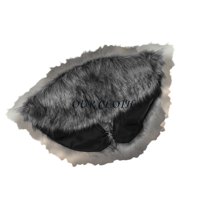 Vikinges Faux Furs Collar with - Medieval Men'S Accessories ulasan dan harga