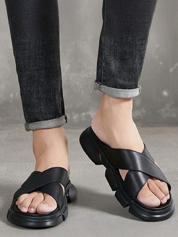 Trendy Male Cowhide Platform H - Men'S Accessories Leather ulasan dan harga