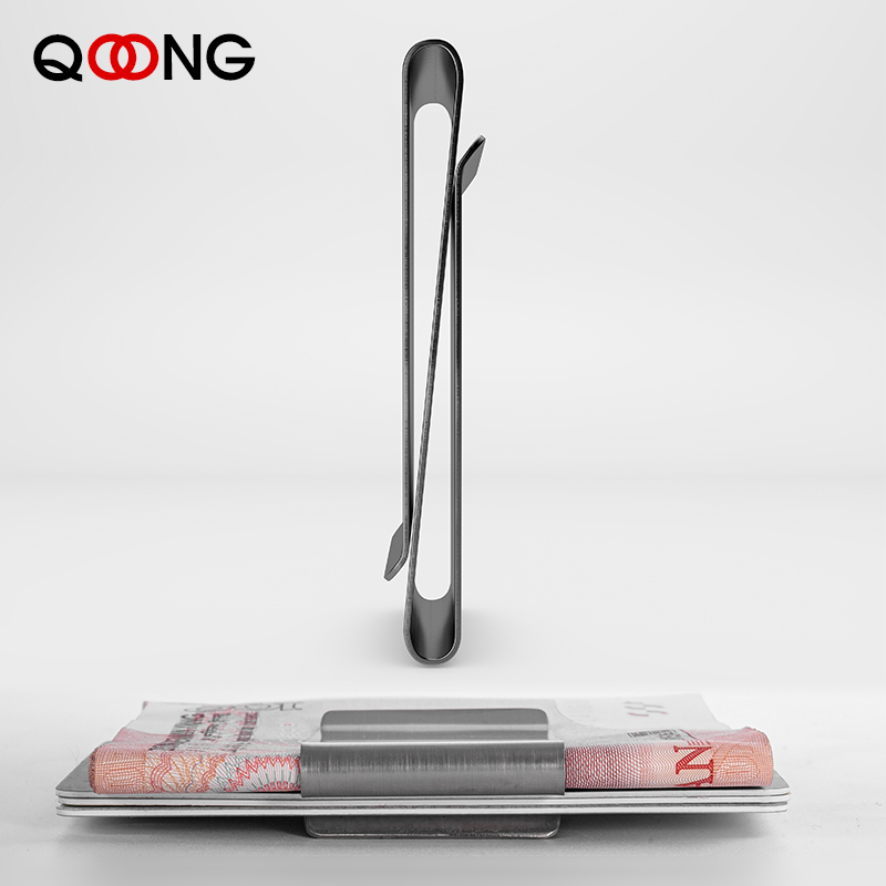 QOONG Stainless Steel Slim Dou - Money Clip Slim ulasan dan harga