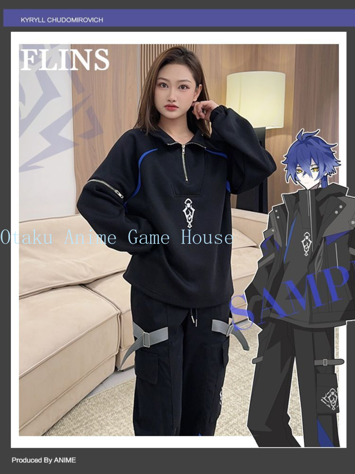 Genshin Impact Flins Comic Con - Men Accessories Set ulasan dan harga