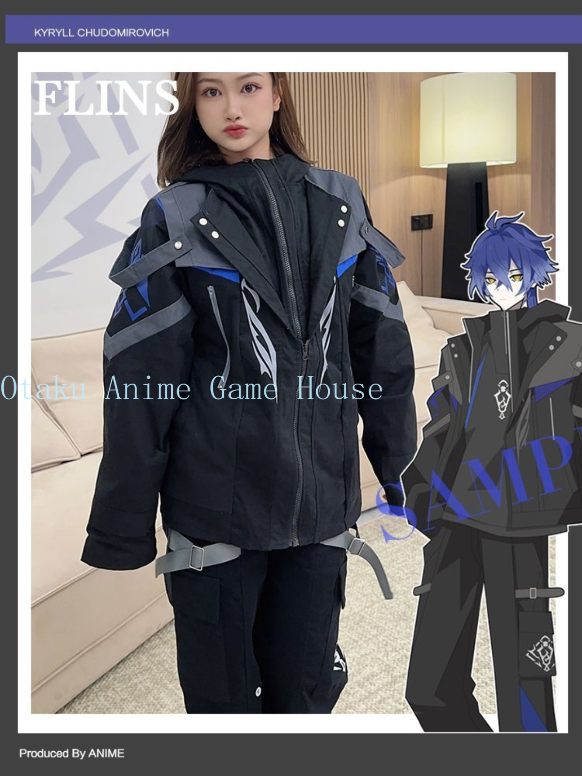 Genshin Impact Flins Comic Con - Men Accessories Set ulasan dan harga
