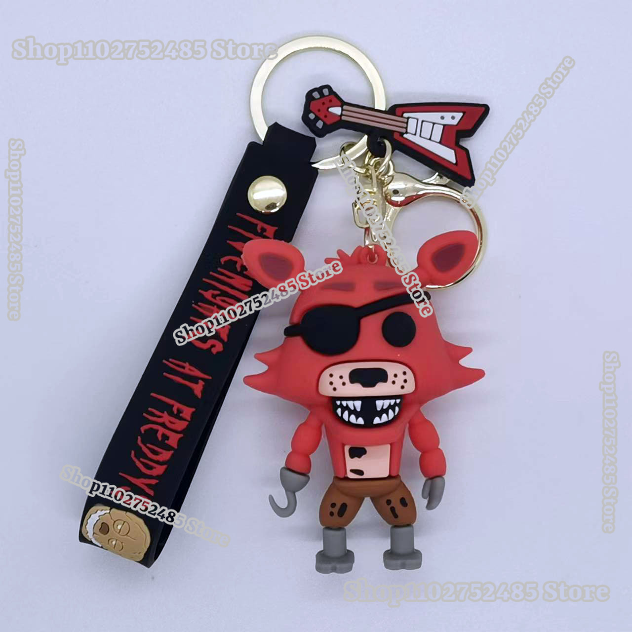 5pcs Cartoon Anime FNAF Figure - Men Accessories Ring ulasan dan harga