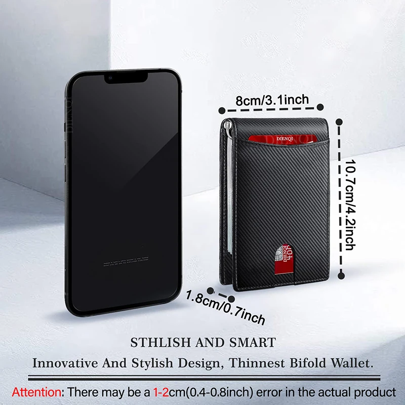 RFID Business Card Holder Men  - Money Clip Slim ulasan dan harga