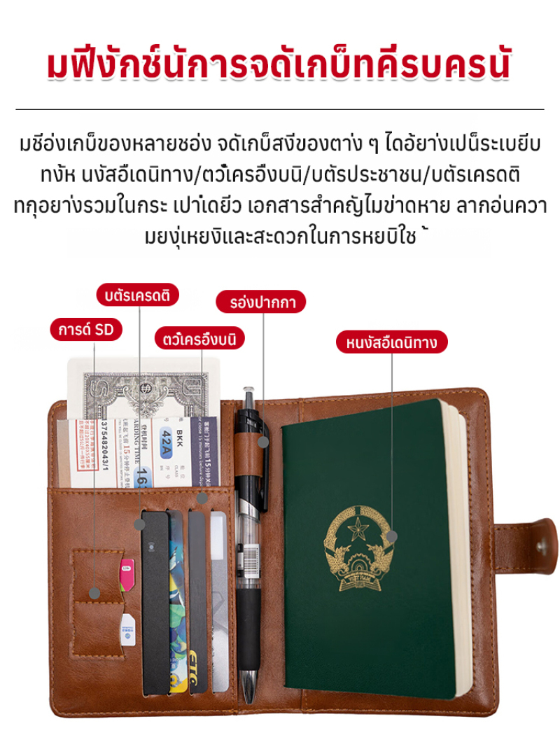 Multifunctional Travel Wallet  - Travel Organizer Men ulasan dan harga