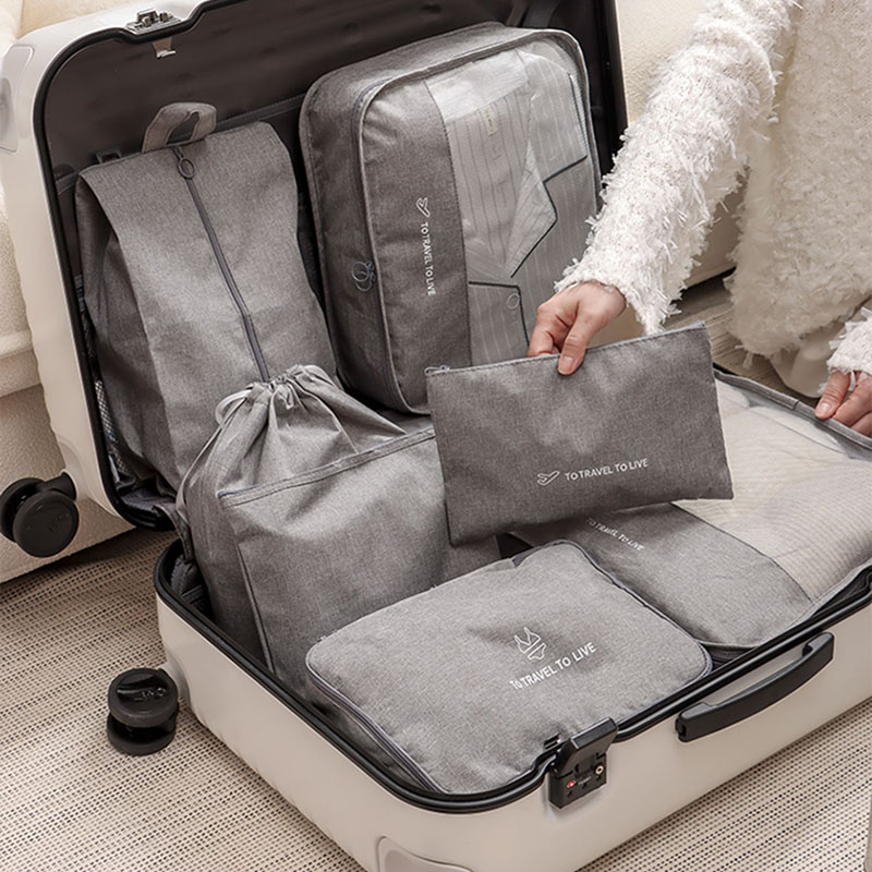 7 Piece Travel Packing Cubes S - Travel Organizer Men ulasan dan harga