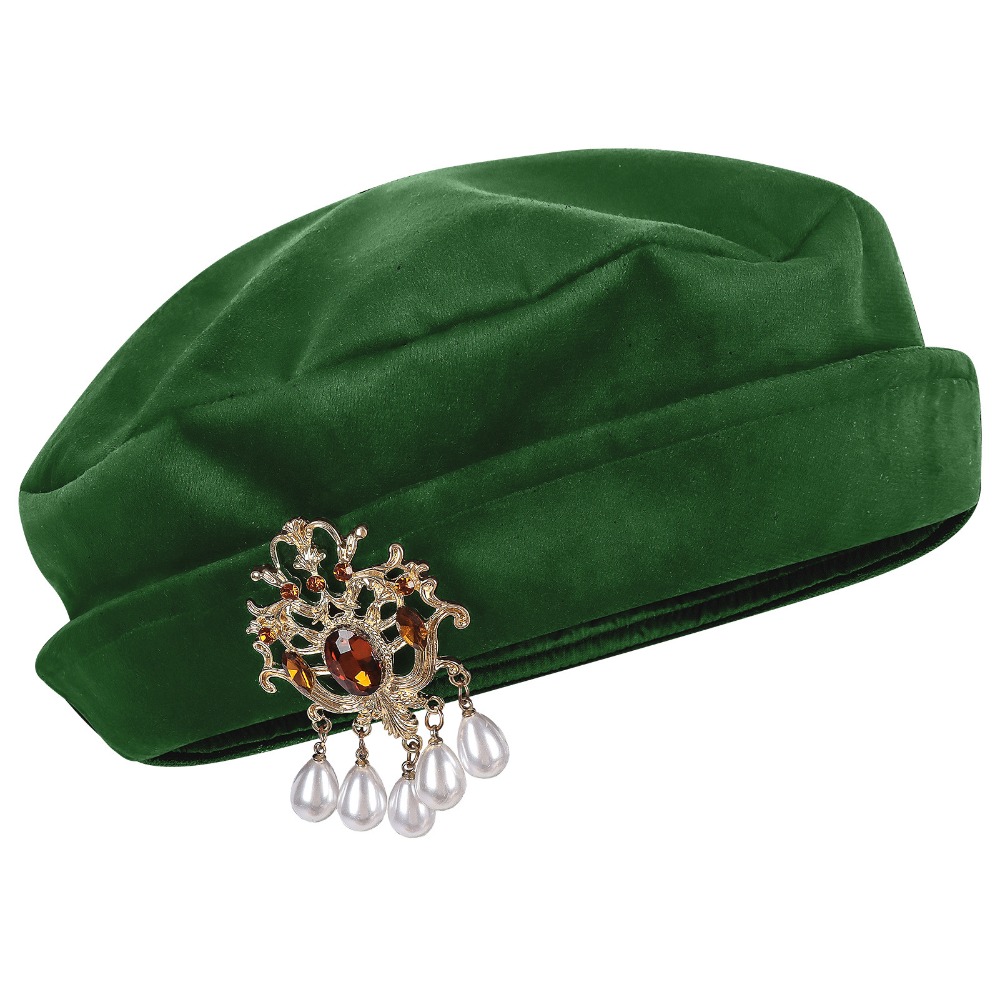 Men Medieval Tudor Beret Hat R - Medieval Men'S Accessories ulasan dan harga