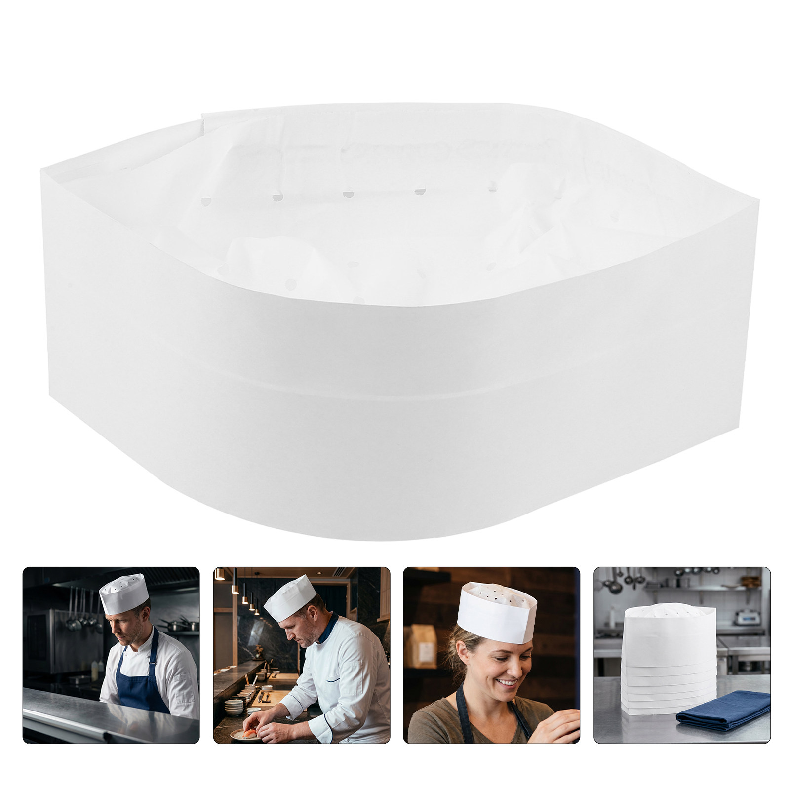 30pcs Disposable paper Chef Sk - Men Accessories Shop ulasan dan harga
