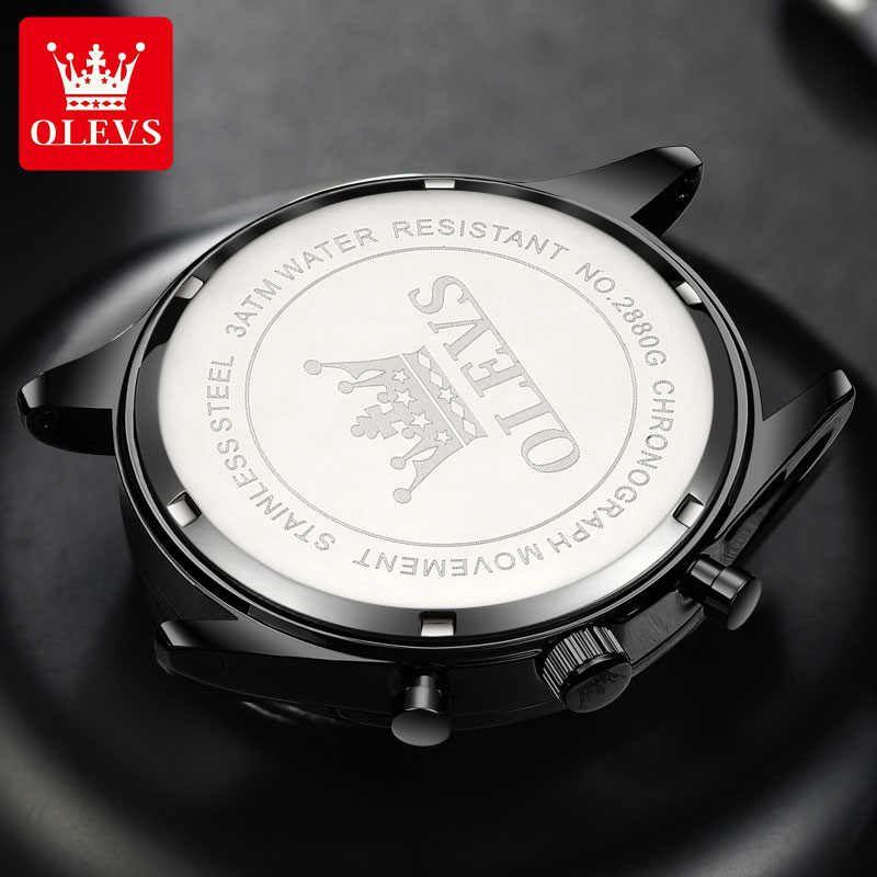 OLEVS 2880 Casual Fashion Men' - Men'S Accessories Leather ulasan dan harga
