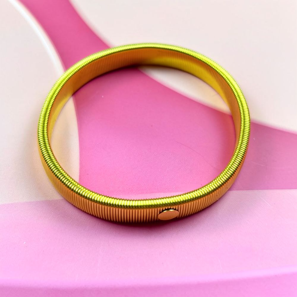 Metal Spring Arm Band For Men  - Men Accessories Ring And Bracelet ulasan dan harga