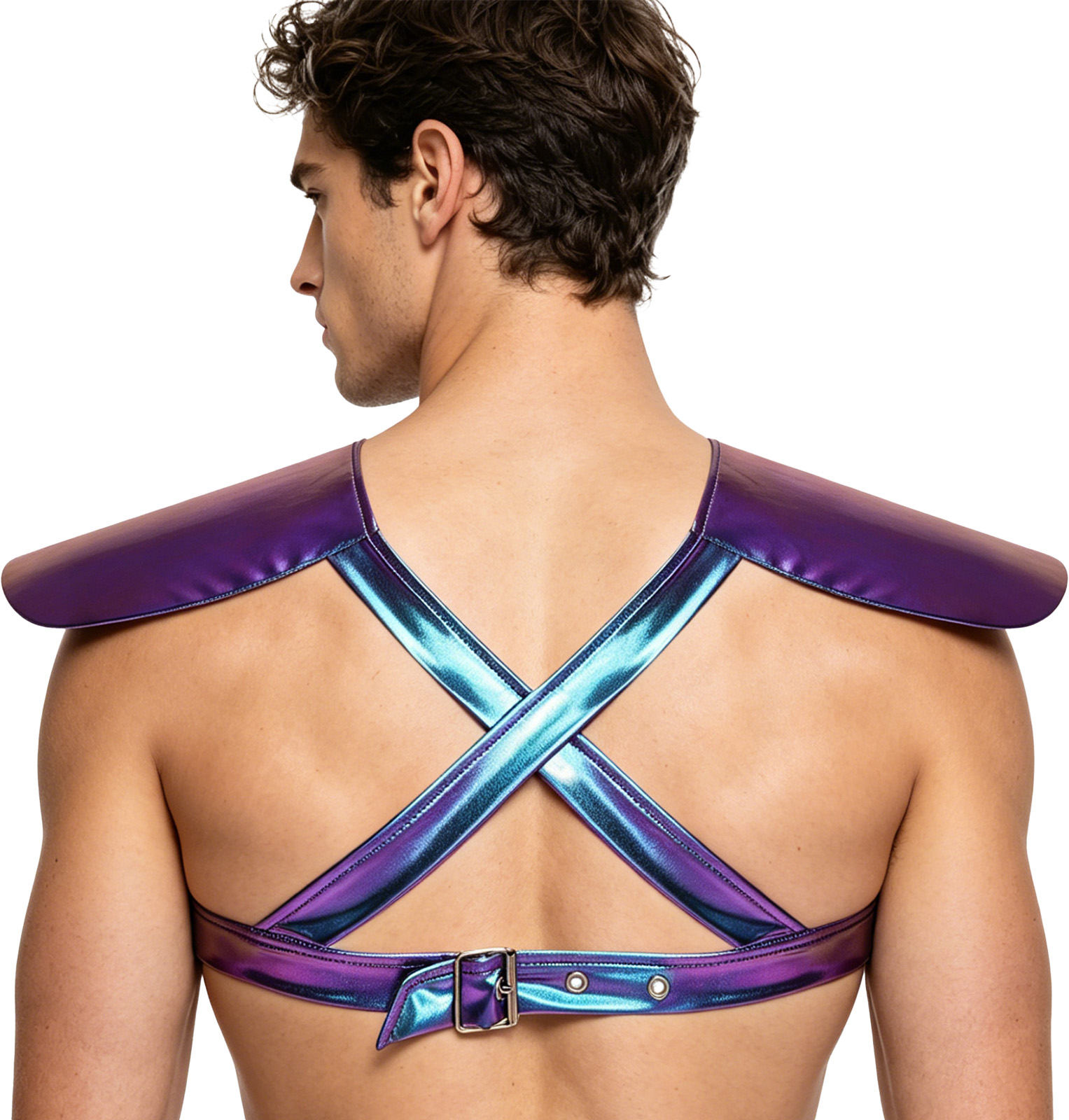 Mens Gothic Punk Harness Shoul - Medieval Men'S Accessories ulasan dan harga