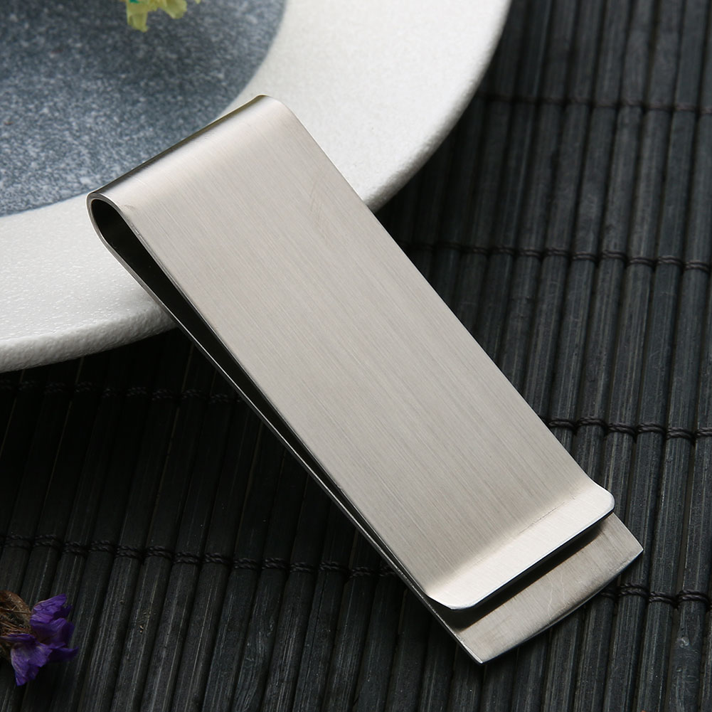 Stainless Steel Money Clip Met - Money Clip Slim ulasan dan harga