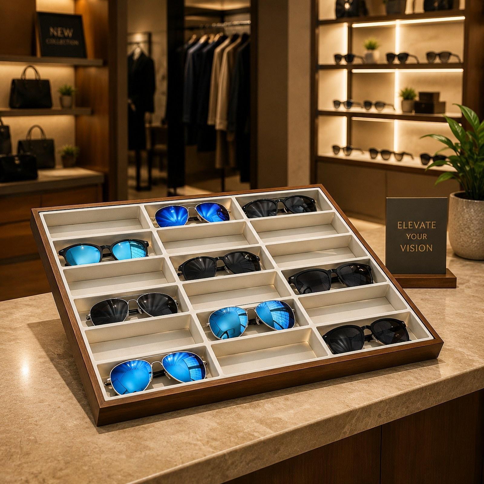 Glasses Display Tray Eyewear S - Men Accessories Store ulasan dan harga