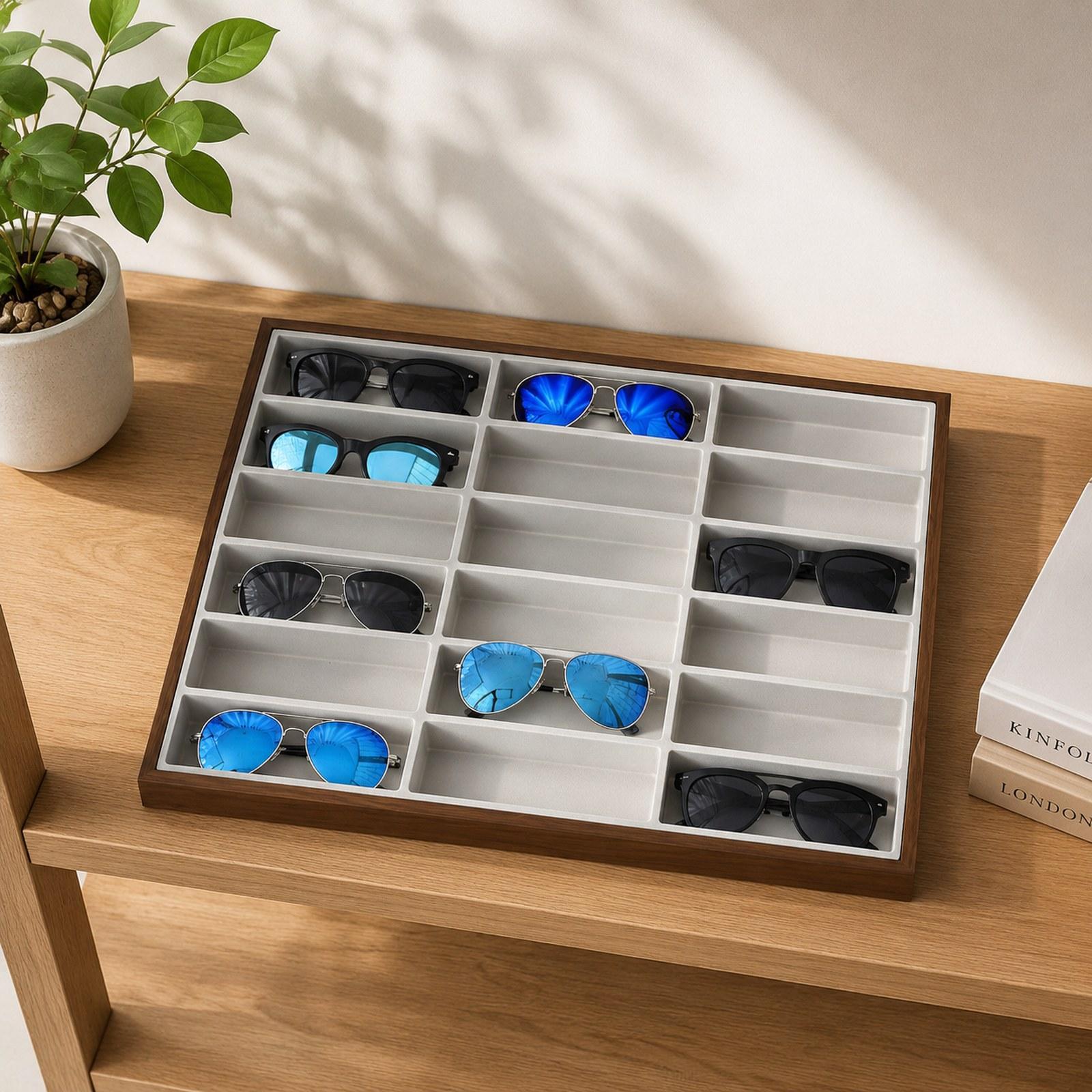 Glasses Display Tray Eyewear S - Men Accessories Store ulasan dan harga