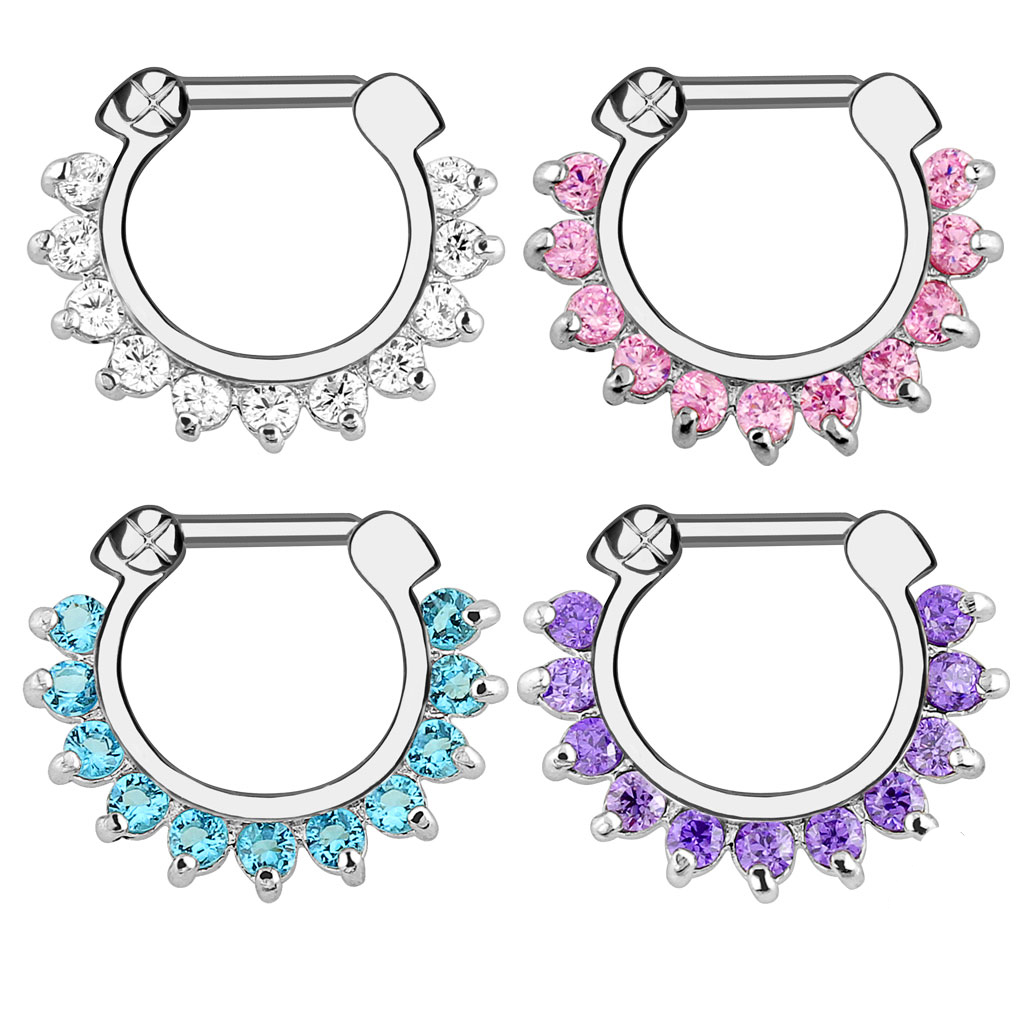 1pcs Hoop Clip On Nose Septum  - Men Accessories Ring ulasan dan harga