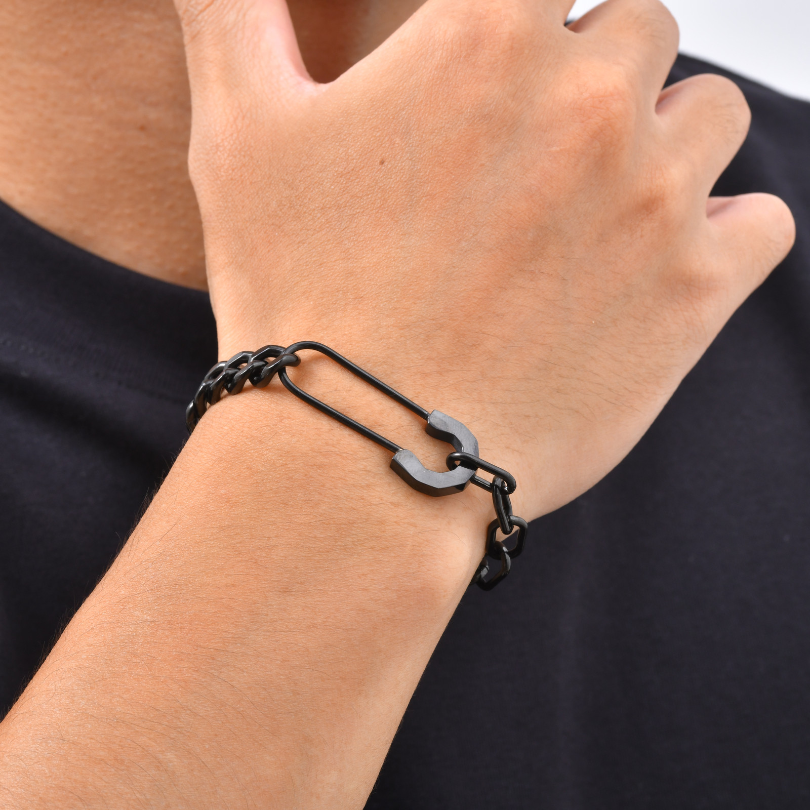 Vnox Men Paperclip Cuban Link  - Men Accessories Ring And Bracelet ulasan dan harga