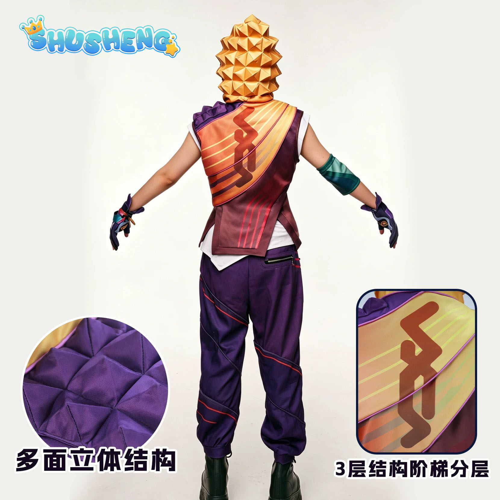 Valorant Miks Cosplay Costume  - Men Accessories Set ulasan dan harga