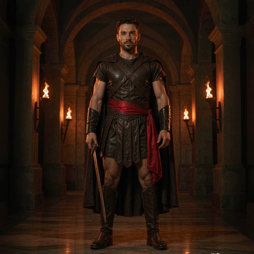Men's Odysseus Cosplay Costume - Medieval Men'S Accessories ulasan dan harga