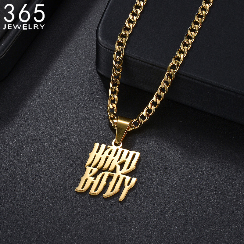 Custom 2 Rows Names Necklace C - Men Accessories Name ulasan dan harga