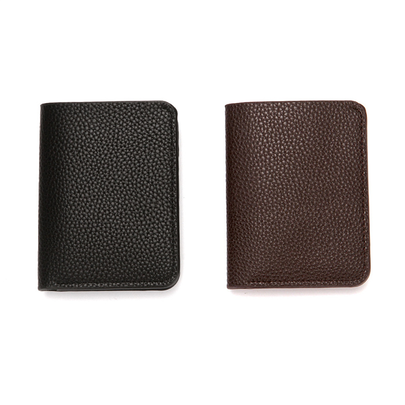 PU Leather Men's Short Wallet  - Money Clip Slim ulasan dan harga