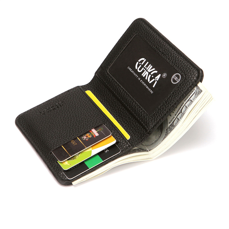 PU Leather Men's Short Wallet  - Money Clip Slim ulasan dan harga