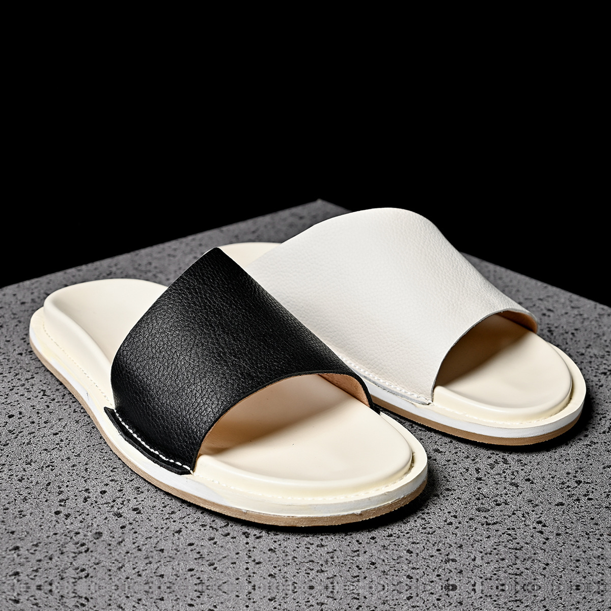 High Quality Soft Men Genuine  - Men'S Accessories Leather ulasan dan harga