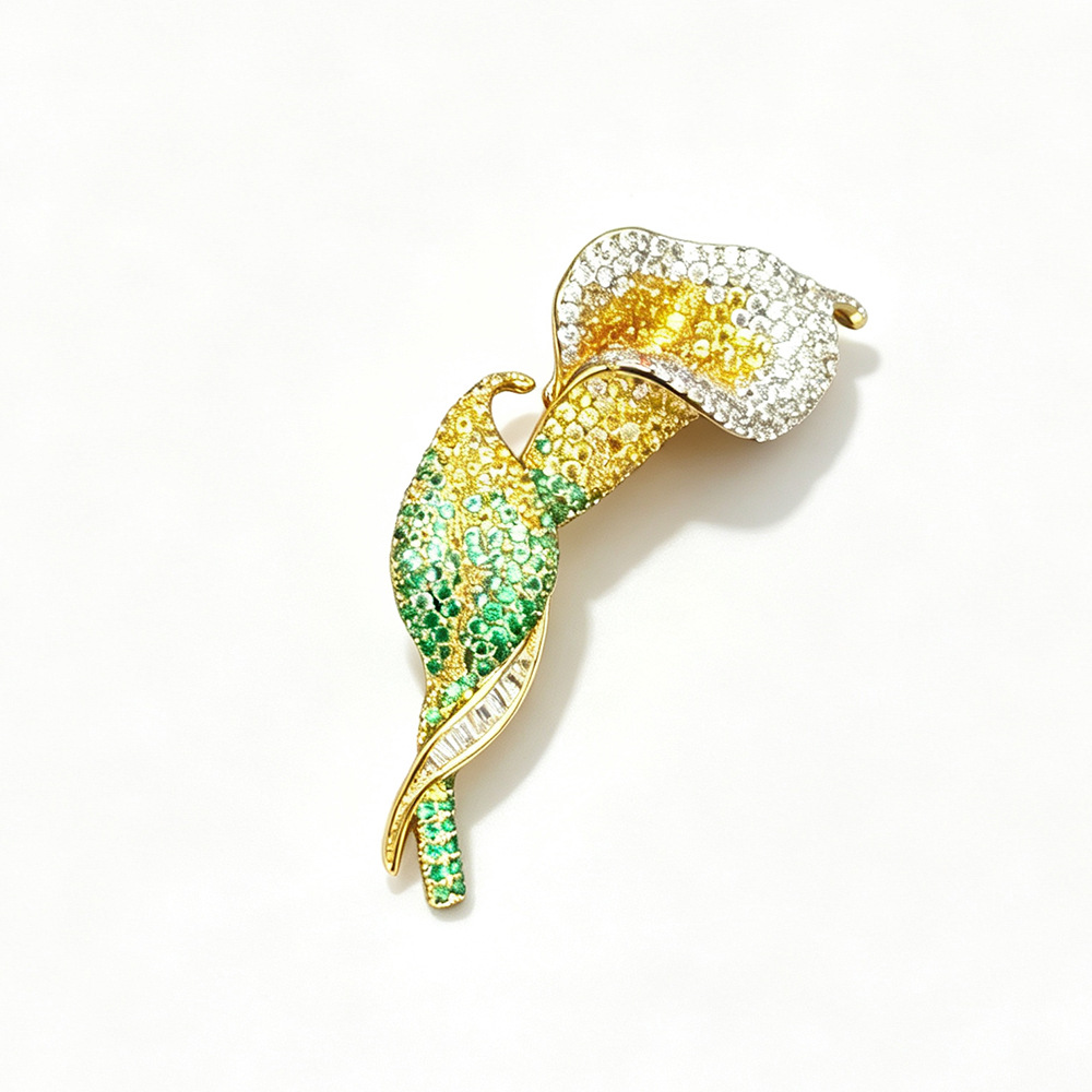 High-end Micro-inlaid Zircon E - Men Accessories Bouquet ulasan dan harga