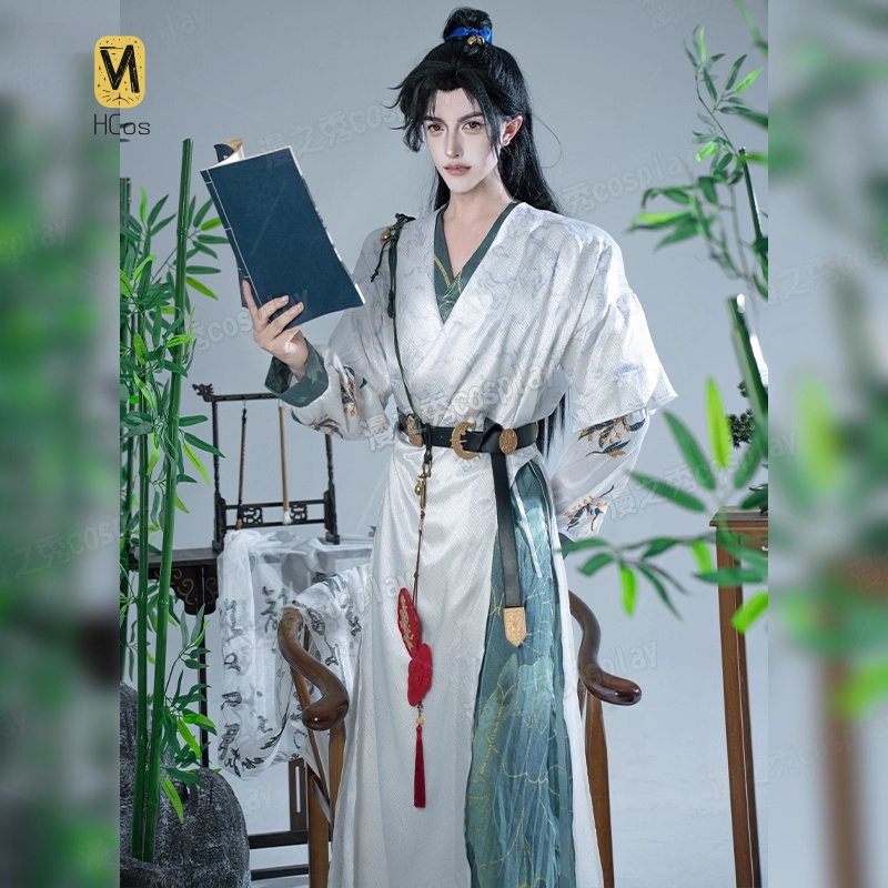 Where Winds Meet Cosplay Costu - Men Accessories Set ulasan dan harga