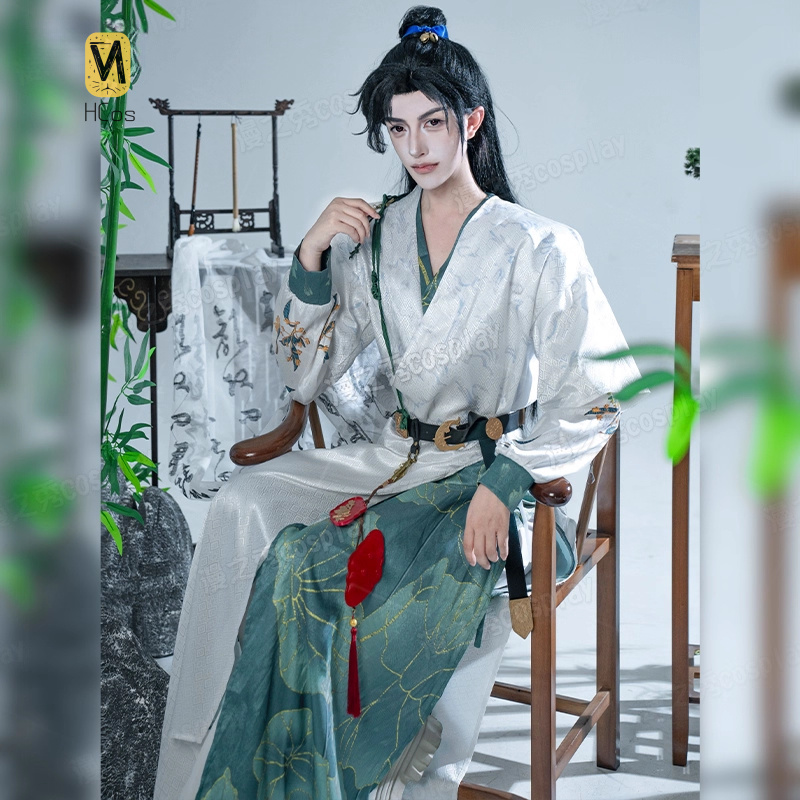 Where Winds Meet Cosplay Costu - Men Accessories Set ulasan dan harga