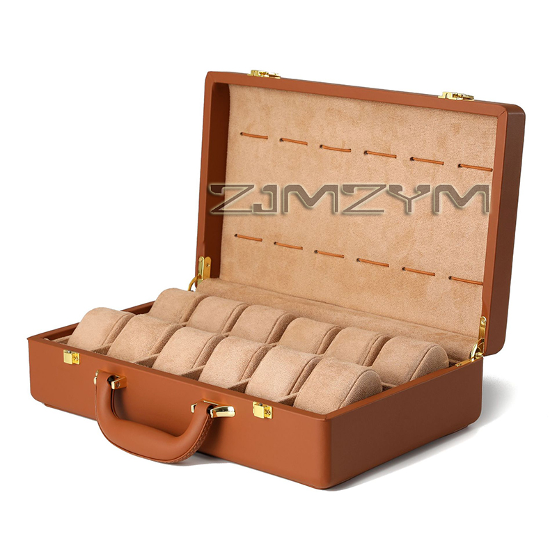 12 Slots Watch Box Mens Watche - Travel Organizer Men ulasan dan harga